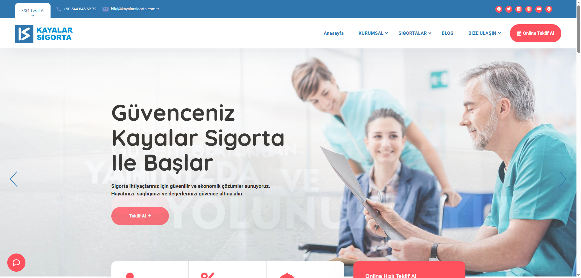 Kayalar Sigorta Website: Digitally Insuring Trust and Accessibility